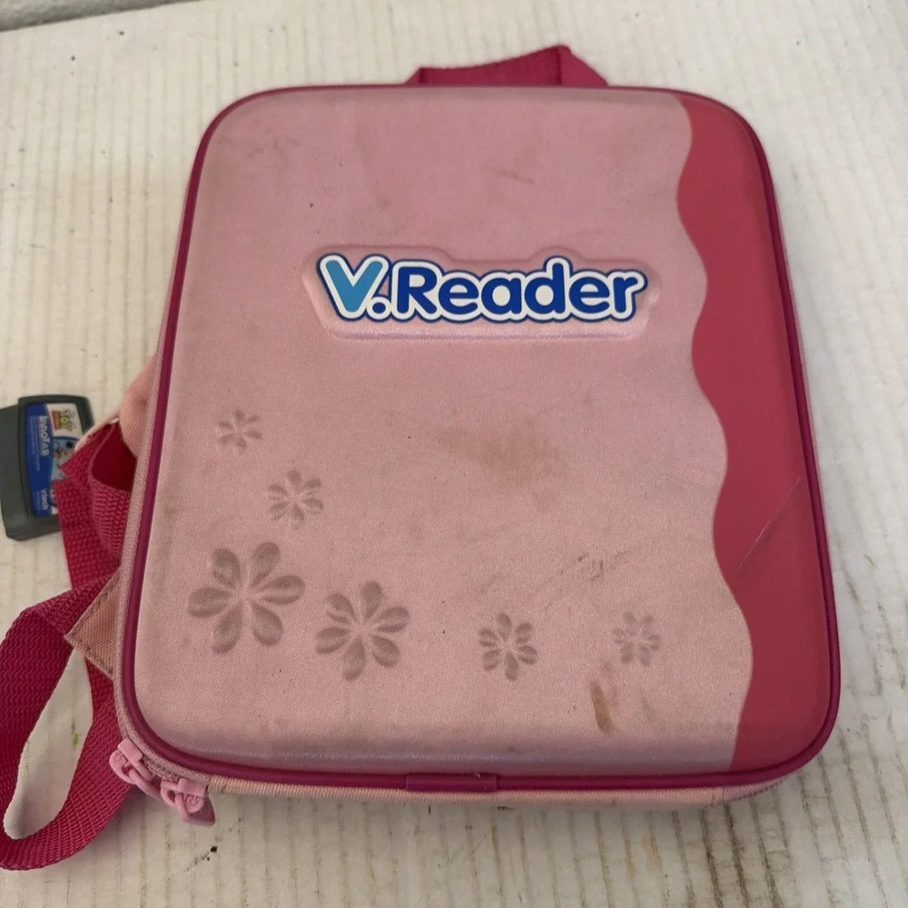 2 InnoTab 1 Learning System Tablets VTech 1268 with 3 Games & Backpack Case